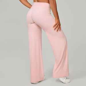 Recycled Yoga Flare Sets Custom Logo Gym Clothes Women Yoga Sets Fitness Women Yoga Lounge Set Jogger Sweatsuit Sweatpants Women - Product Image 3