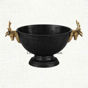 Cubo de vino de metal de color plateado profundo con mango de hoja, Enfriador de hielo de mesa y suelo para fiesta, el mejor precio - Product Image 3