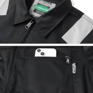 ชุดคลุมนิรภัยสำหรับใส่ทำงานสะท้อนแสงมองเห็นได้ชัดเจนดีไซน์ใหม่ - Product Image 3