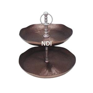Nouveau support de service en marbre pour gâteau de Noël, mariage ou fête, de forme arrondie, accessoires de décoration de table - Product Image 2