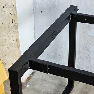 Patas de Escritorio Rectangulares de Metal de Estilo Industrial Minimalista, 180x80cm, Requiere Ensamblaje, para Mesas de Comedor de Hospital, Patas para Muebles - Product Image 5