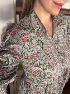 Robe longue imprimée à l'aspect élégant extrêmement design pour les femmes de fête à la plage portant des tenues de fête de plage droites et élégantes - Product Image 2