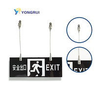 YONGRUI YR-DM008 haute qualité en acier inoxydable éclairage plafond Suspension accessoires panneau d'affichage ensemble câble pince