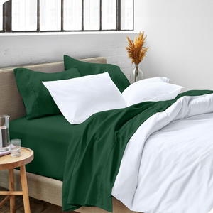 Ensembles de literie 4 pièces en textile de maison au design de luxe, ensemble de draps de lit imprimés reine/roi taille en microfibre 100% polyester - Product Image 5