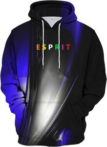 Poliéster de alta calidad Gráfico digital personalizado 3D Impreso Zip up Sudadera de invierno Sudaderas con capucha Chaquetas con logotipo bordado - Product Image 6