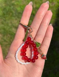 Colgante de Bolso con Perlas | Llavero de Moda para Bolso, Bonito Colgante para Llaves, Llavero con Cuentas, Cordón para Bolso, Anillo para Llaves - Product Image 1