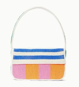 Elegante hecho a mano bordado con cuentas ligero personalizable Color y tamaño cuadrado monedero de noche para mujer - Product Image 1