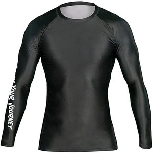 Fait sur mesure pour hommes Roman MMA Rash Guard respirant No Gi Grappling Jiu Jitsu BJJ avec logo de conception propre - Product Image 1