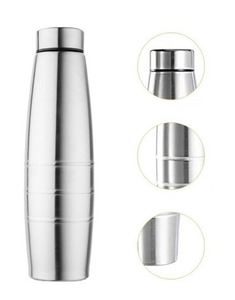 Botella con forma de vientre de acero inoxidable de gran demanda, grado 303, 1000ml, curvada para la comodidad, construida para el rendimiento, botella curvada de 1L - Product Image 1