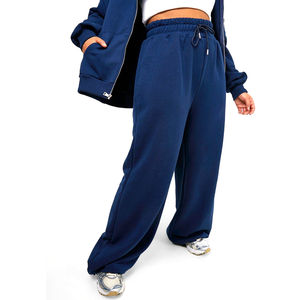 Survêtement de fitness 2 pièces avec logo personnalisé pour femmes, vêtements OEM, ensemble de vêtements de sport personnalisés avec devant plat pour le jogging - Product Image 5