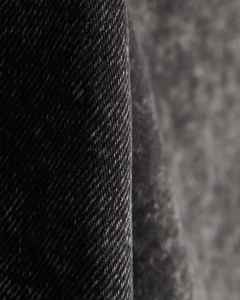 Distressed Denim <b>Jeans</b> <b>Shorts</b> Vintage Streetwear Custom Logo Embroidery Solid <b>Black</b> Casual Straight Washed Elastic Waist - Product Image 6