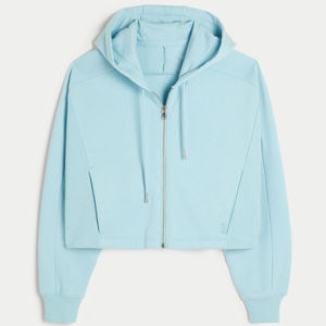 2024 dernière mode à manches longues haut court à capuche femmes personnaliser Logo imprimé sweats à capuche à vendre haute qualité OEM entretenu - Product Image 6