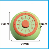 OEM Anpassbarer Visueller Timer 60 Minuten Regenbogen-Countdown-Timer mit Drehknopf für Kinder, Studium, Küche, Klassenzimmer