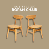 Chaise de salle à manger moderne en teck massif, chaise de cuisine en bois naturel brun, siège d'intérieur pour restaurant
