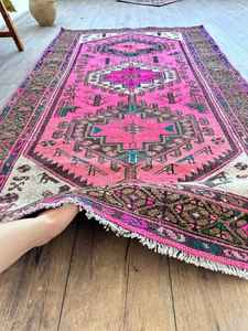 พรมไหมพรมขนสัตว์ทำมือนุ่มหรูหราทันสมัยดีไซน์นามธรรมแบบผูกปมปรับแต่งได้ขนาด5x8สีสดใสสำหรับบ้านสำนักงาน - Product Image 5