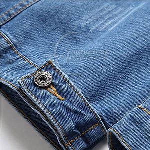 Confortable Hommes Jeans Veste Top Vente Casual Wear Hommes Jeans Veste Streetwear Nouvelle Mode - Product Image 6