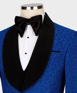 Dernière collection 2024 de costumes de mariage pour hommes élégants tenues de fête de bal et costumes de dîner avec broderie exquise pour hommes - Product Image 3
