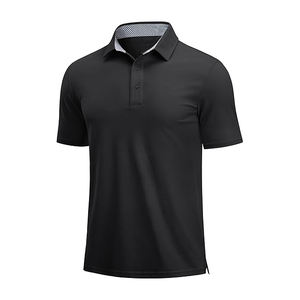 Golf Dry Fit de calidad superior para hombre para polo 100% poliéster manga corta con cuello con 240 GSM Top High Letter Pattern - Product Image 1