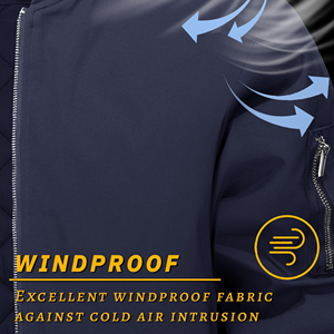 Chaquetas de entrenador Softshell resistentes al agua ligeras 2025, la mejor chaqueta de bombardero de estilo Vintage a prueba de viento para hombres - Product Image 2