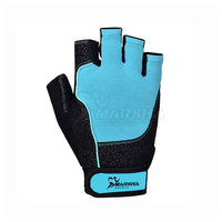 Nuevos Guantes Deportivos de Verano de Cuero, Medios Dedos, Secado Rápido, Transpirables, Hechos en Pakistán