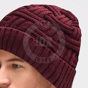 Gorro de punto con logotipo personalizado para invierno, gorro de punto, gorro ligero y cómodo, gorro Jacquard - Product Image 4