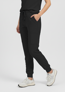 Pantalón Exfoliante Flexible Resistente A LA Decoloración y al Encogimiento, Uniforme Médico para Enfermeras, Material de Secado Rápido con Logotipo EN EL Pecho Delantero - Product Image 3