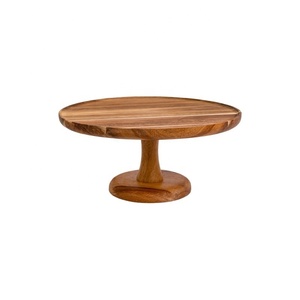 Plateau de service en bois massif pour sushis - Planche de présentation pour gâteaux, desserts et en-cas - Product Image 1