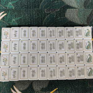 ชุดไพ่นกกระจอกอะคริลิค 160 ชิ้น ลายดอกบัวสีขาวลายกระดองเต่า สไตล์อเมริกัน สำหรับความบันเทิงประจำวันและเป็นของขวัญ - Product Image 2