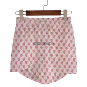 Shorts d'été en coton imprimé pour femme, style baby doll, collection plage pour filles - Product Image 3