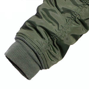 Blouson aviateur décontracté pour homme, nouveau style, col montant, collection hiver, imperméable, réversible, tissu peigné, extérieur - Product Image 4