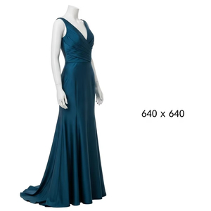 Elegante vestido de trompeta de satén con escote en V profundo, vestido de noche Formal para mujer, tela suave brillante, ajustado, vestido de fiesta de boda para graduación - Product Image 5