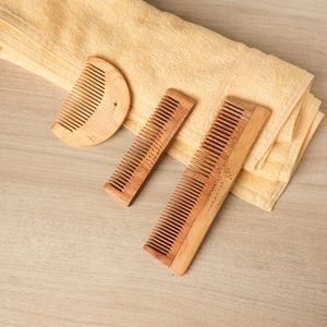 Premium Natural Wood Hair Comb Ergonomic Grip for Smooth Styling <b>Scalp</b> Massage Daily Hair <b>Care</b> Customizable Branding Packaging - Product Image 4