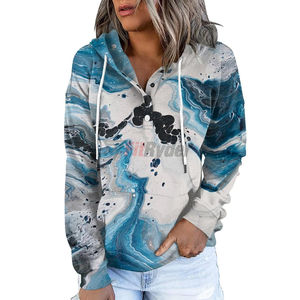 Conjunto de sudadera con capucha de Invierno para mujer con diseño de OEM personalizado, jersey con cuentas, chándal con bordado, sudaderas con capucha personalizadas al por mayor - Product Image 5