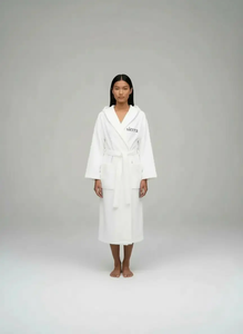 Albornoz de Baño para Adultos, de Algodón Turco, Tejido de 4 Capas, Ecológico, de Secado Rápido y con Rayas - Product Image 3