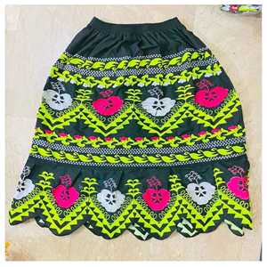 Customized High Quality Polynesian <b>Skirts</b> for Women Cotton Polyester Natural Waist Eco-Friendly Festival Wear Embroidery Casual - Product Image 5