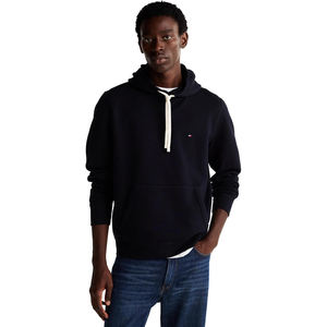 Sweat à capuche pour hommes avec logo personnalisé avec poche poitrine Pull épais Sweat doublé polaire Décontracté Hiver Mode Streetwear - Product Image 1