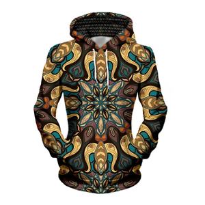 ชุดเซ็ตเสื้อฮู้ดดี้พิมพ์ลายทรงหลวมผ้าฝ้ายหนานุ่มสำหรับผู้ชาย กางเกงขายาวทรงสเวตแพนท์แบบซ้อนชั้น ชุดวอร์มโอเวอร์ไซส์ ชุดลำลอง พร้อมบริการสกรีนโลโก้ตามสั่ง - Product Image 3