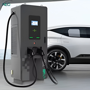 Nueva estación de carga de vehículos eléctricos de CC rápida habilitada con RFID Neg Protección completa montada en el suelo para EV por carga rápida OCPP - Product Image 4