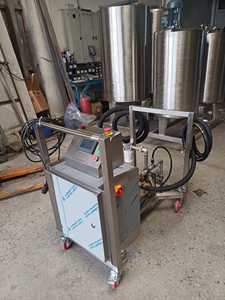 Machine de distribution de lubrifiant en acier inoxydable PICOLIN, équipement automatique de remplissage d'huile moteur, unité de transfert de fluides industrielle sur base - Product Image 2