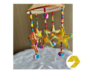 Gran oferta de carillones de viento Non La hechos a mano con elefantes y pájaros rellenos para decoración de pared del hogar y regalos Non La Wind Chimes buenas ofertas - Product Image 6