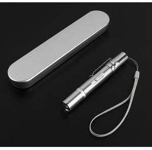 Pointeur laser pour chat moderne et amusant, rechargeable par USB, en acier inoxydable écologique, multicolore, vente en gros, jouet interactif pour chaton - Product Image 4