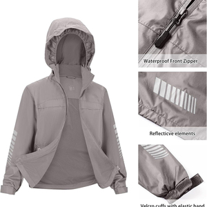 ชุดกันฝนคลาสสิกแบบมีฮู้ด ระบายอากาศได้ดี กันน้ำ ทนทาน ผลิตจากไนลอน กันลม เหมาะสำหรับการเดินทาง มีแถบสะท้อนแสง สำหรับผู้ชาย ผู้หญิง และเด็กผู้หญิง - Product Image 2