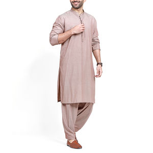 2022 Latest Design High Quality Cotton <b>Kurta</b> Shalwar Modern Indian Pakistani Style Men's <b>Dress</b> Factory Beautiful Salwar Kameez - Product Image 3