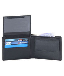 2025 sac à main en cuir véritable pour hommes conception de vente chaude pour un usage quotidien caractéristique RFID courte longueur fermeture ouverte - Product Image 3