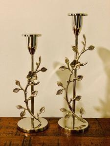 Vintage <b>Brass</b> <b>Candlestick</b> Holder Home Decor, Made in India - Product Image 1