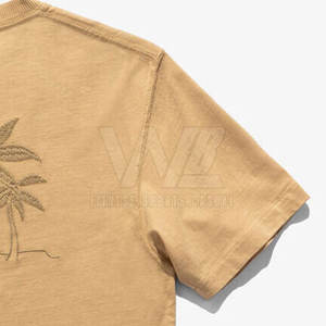 Camiseta para hombre, venta al por mayor, algodón personalizado de etiqueta privada para hombre con impresión de logotipo personalizado y bordado, tela suave, sensación agradable - Product Image 4