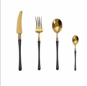 Handcrafted Luxury Brass Cutlery <b>Set</b> High Quality Gold Flatware <b>Dinnerware</b> Flatware <b>Set</b> <b>For</b> Home And Restaurant Use On Sale - Product Image 6
