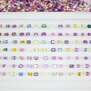 Pierres précieuses naturelles multi-saphir pour la fabrication de bijoux Qualité AAA avec certificat IGI Taille de forme mixte non chauffée et non traitée - Product Image 4