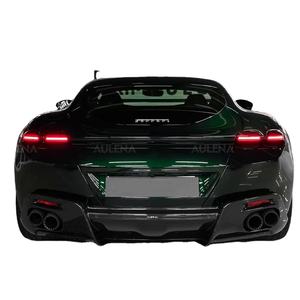 Kit de Carrocería de Fibra de Carbono Seca de Alta Calidad |   Juego de Alerón Delantero, Faldones Laterales, Difusor Trasero y Alerón para Coupé Deportivo de Lujo - Product Image 2