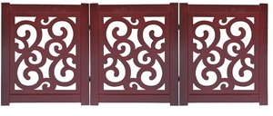 Barrière pour animaux de compagnie, barrière pour chiens, couverture de bordure, bois d'acacia, couleur personnalisable, pour jardin et maison, prix d'usine, OEM accepté, meilleure qualité, prix bas - Product Image 5